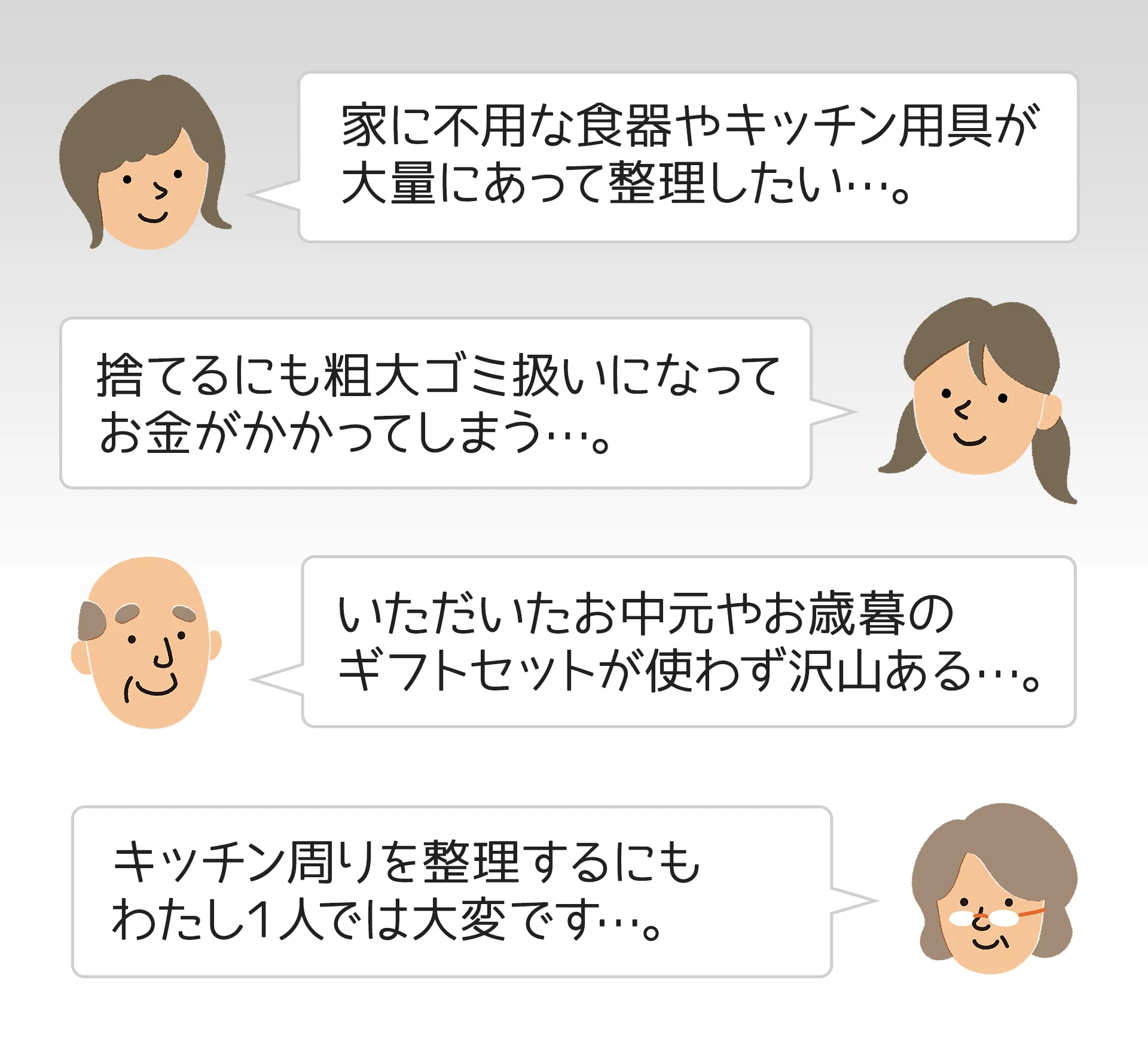 いろんな人の声